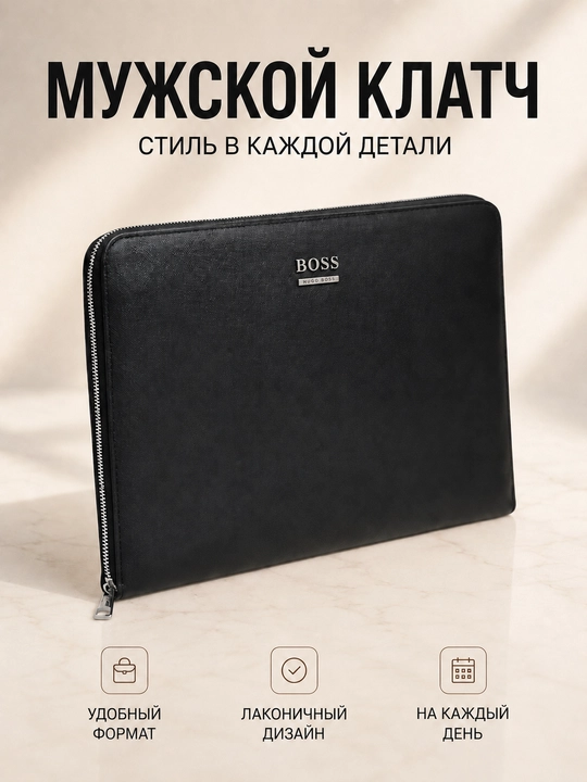Компактная мужская сумка, с регулируемым ремнём - 
