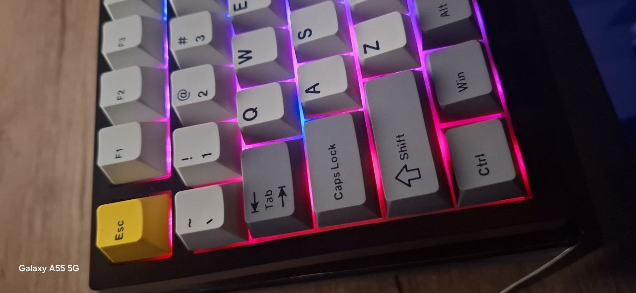 AJAZZ AK820 Pro mexanik klaviaturasi, o‘yin, simli, simsiz, Bluetooth, RGB