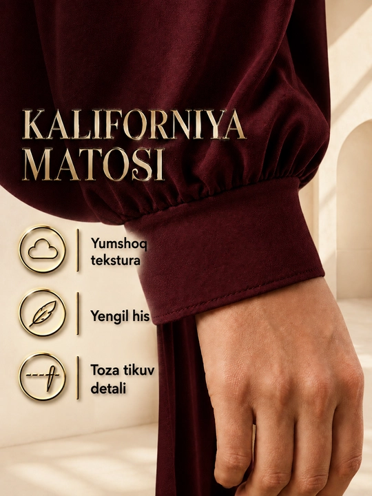 Ayollar uchun kuzgi troyka 3 tasi 1 da Sultanka keng shim keng tunika va boni 48,50,52,54