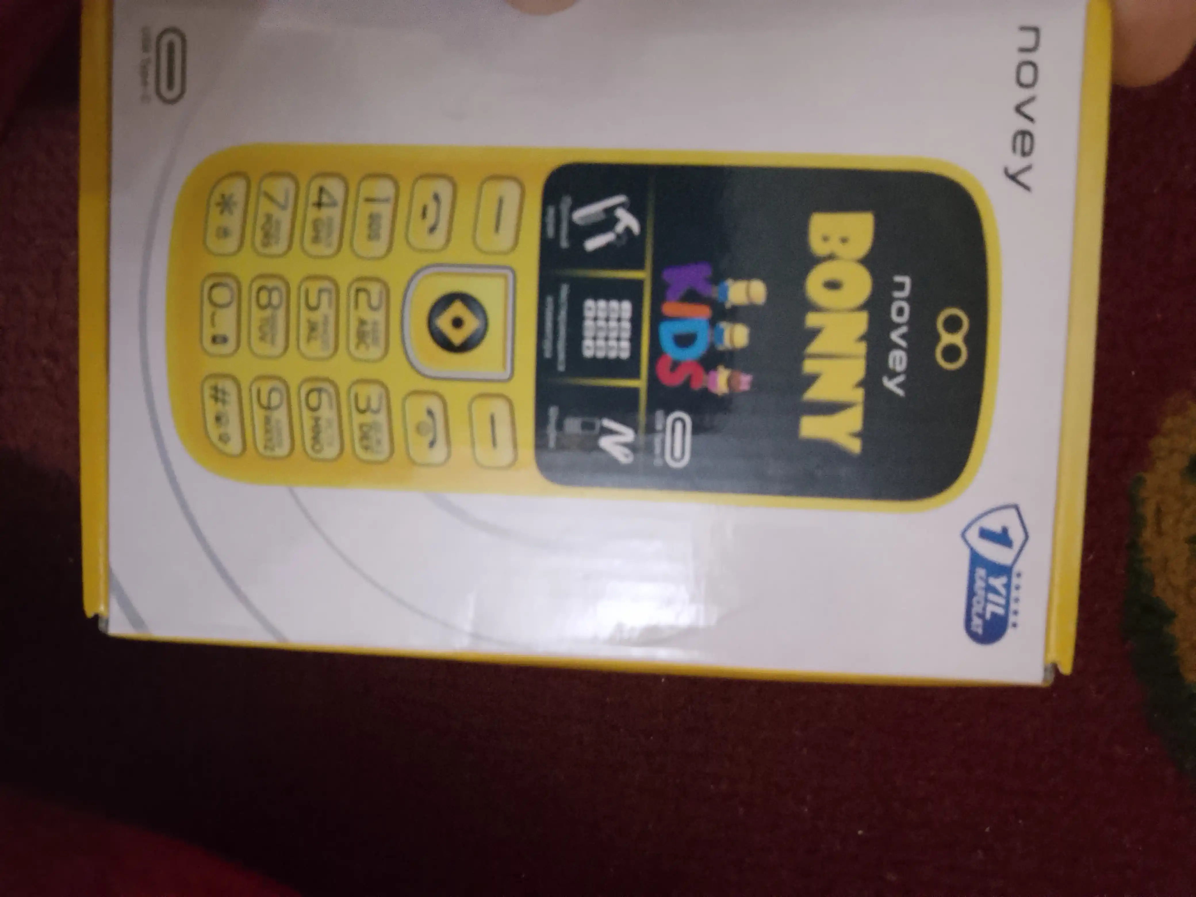 Детский кнопочный телефон Novey M350 Kids, без камеры, SOS, наклейки