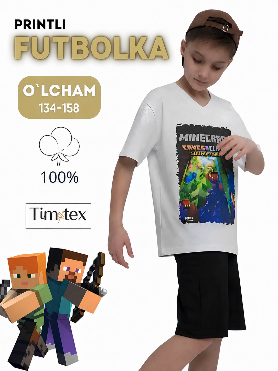 Футболка Minecraft и Zootopia, подростковая яркая хлопковая футболка - 