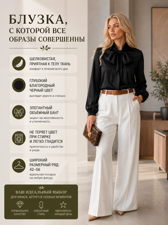 Ayollar bluzkasi, ofis ko‘ylagi, klassik