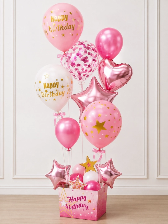 Набор воздушных шаров на день рождения, украшения Happy Birthday - 