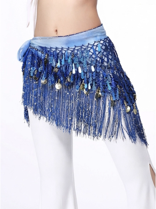 Арабский пояс с монетками, аксессуар для восточных танцев belly dance