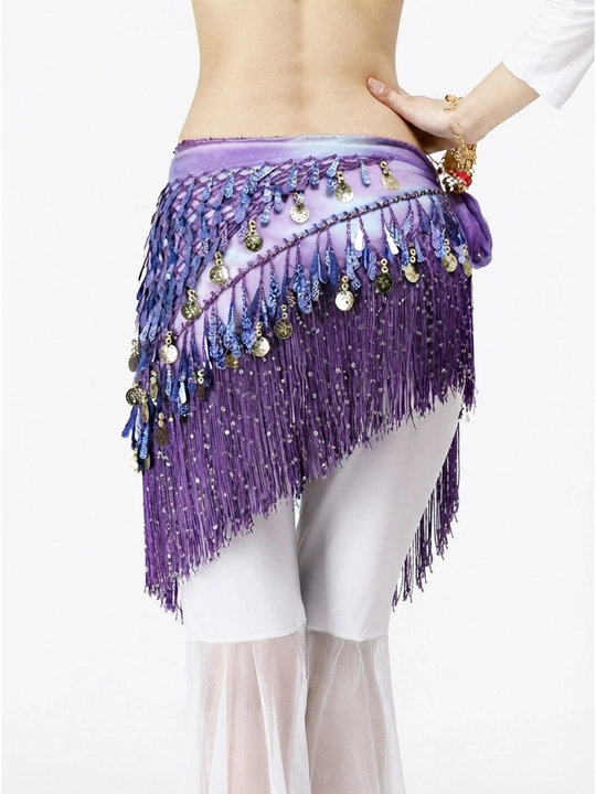 Арабский пояс с монетками, аксессуар для восточных танцев belly dance