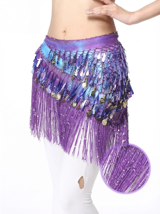 Арабский пояс с монетками, аксессуар для восточных танцев belly dance