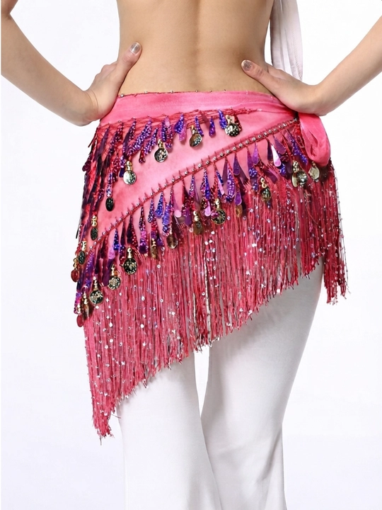 Tangalar bilan arabcha belbog‘, sharqona belly dance aksessuarlari