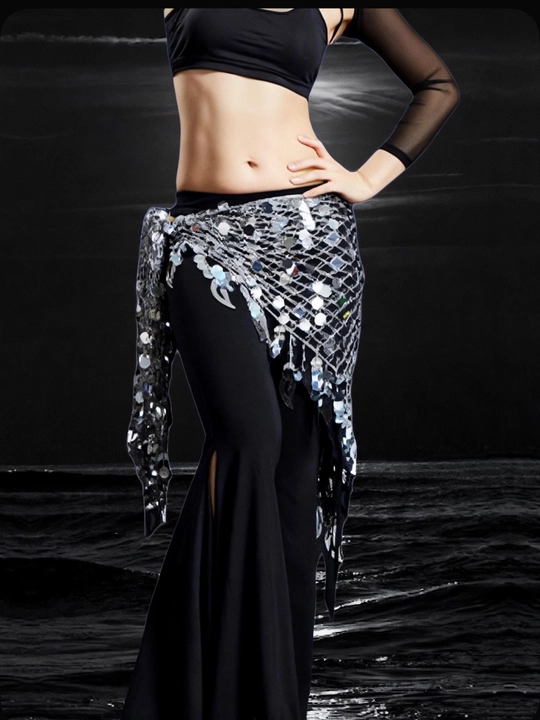 Арабский пояс с монетками, аксессуар для восточных танцев belly dance