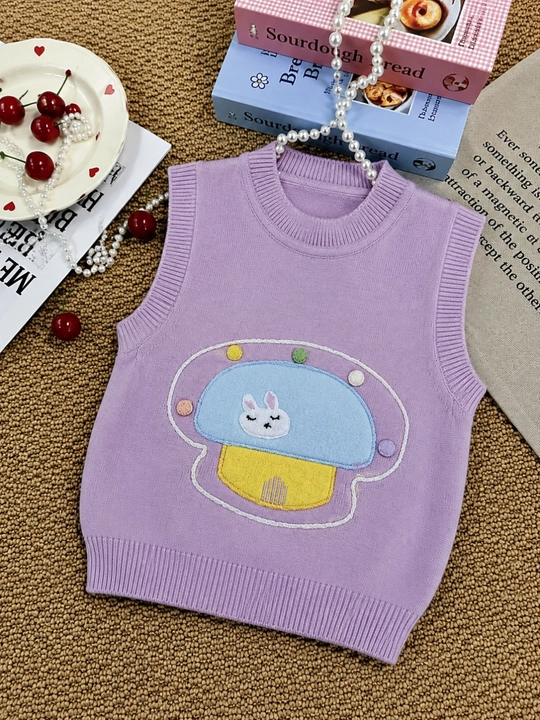 2-6 yosh qizlar uchun jilet, qalin bezruvkavka, Xitoy maxsuloti
