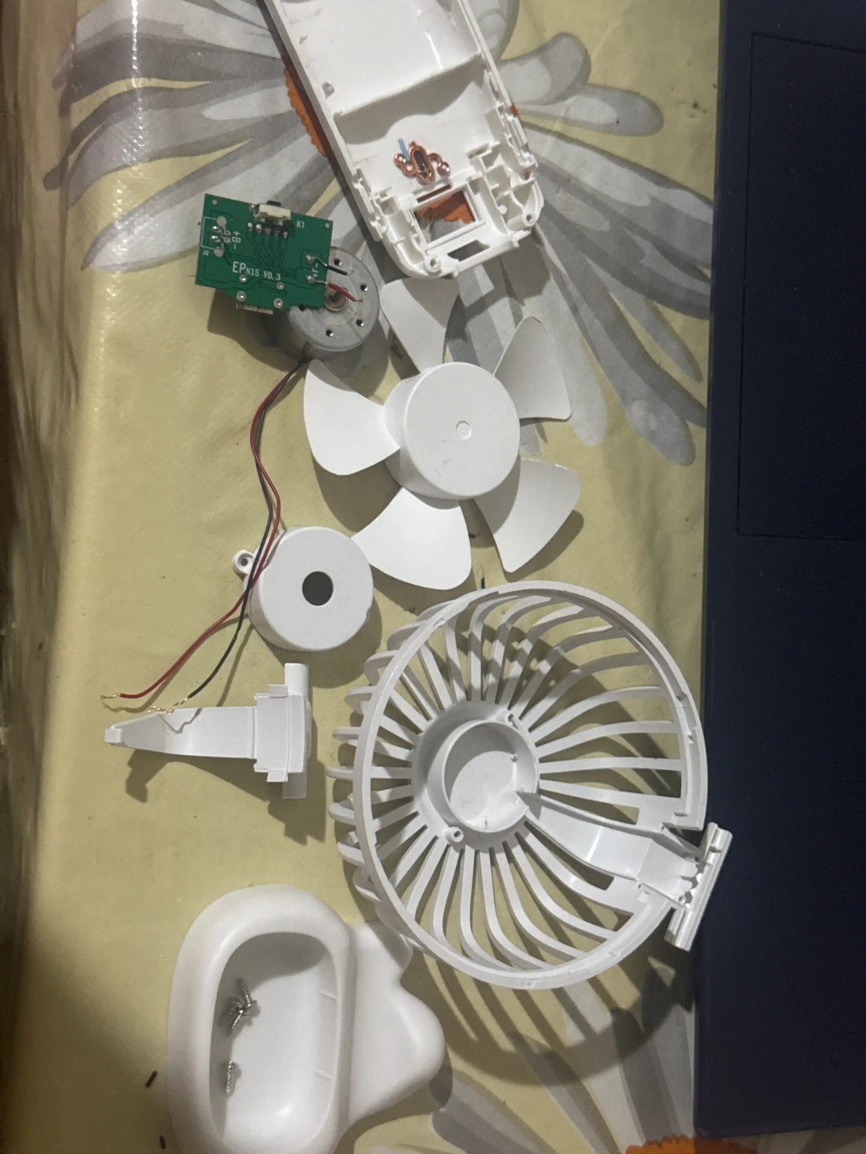 Mini ventilator, stol ustiga qo'ysa bo'ladigan, USB, portativli, ixcham vintilator