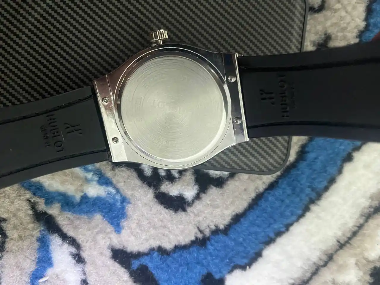 Мужские наручные часы Hublot, кварцевый механизм с индикатором даты