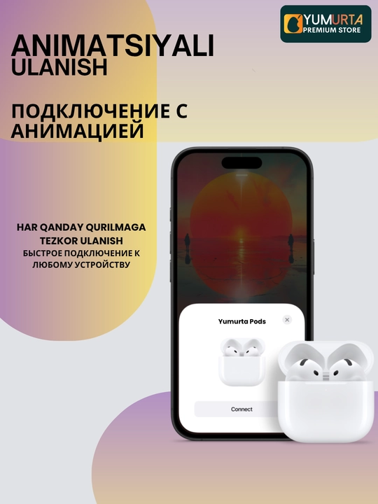 Pods 4, aPods, наушники для iPhone и Android, беспроводные наушники