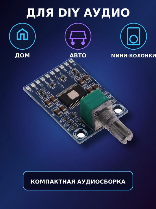 TPA3116D2 XH-M562 2×50Вт стерео усилитель, плата питания 12–24В