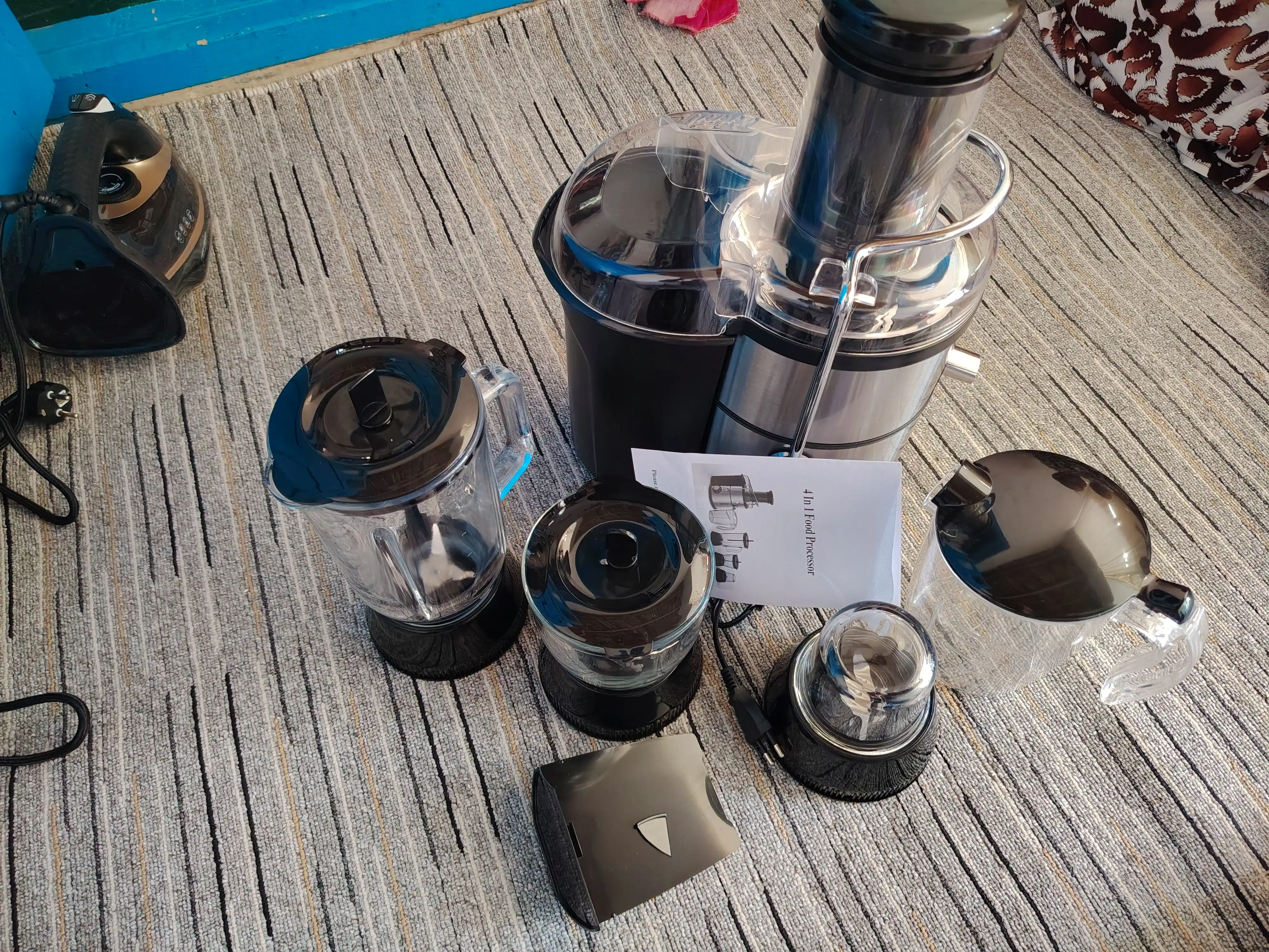 4 ta 1 da sharbat chiqargich, Blender, Kofe maydalagich, Sokovijimalka, mikser, blender