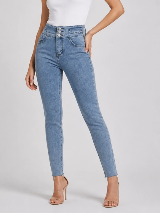 Ayollar uchun Skinny jinsi shimlari, badanga yopishib turadigan model, S, M, L, XL