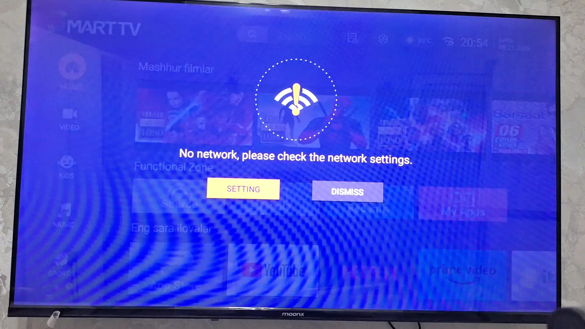Телевизор MoonX Smart 55" 4K UltraHD, 43" Full HD, Google TV, Wi-Fi, голосовое управление