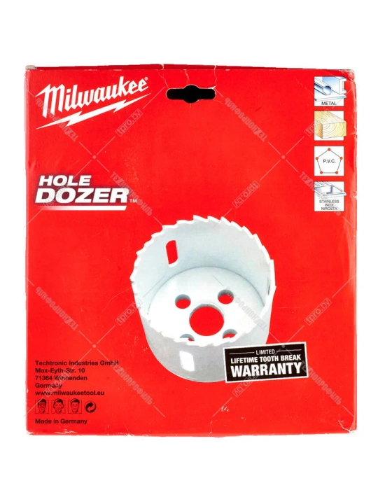 Коронка Bi-Metal Hole Dozer Milwaukee 177 мм