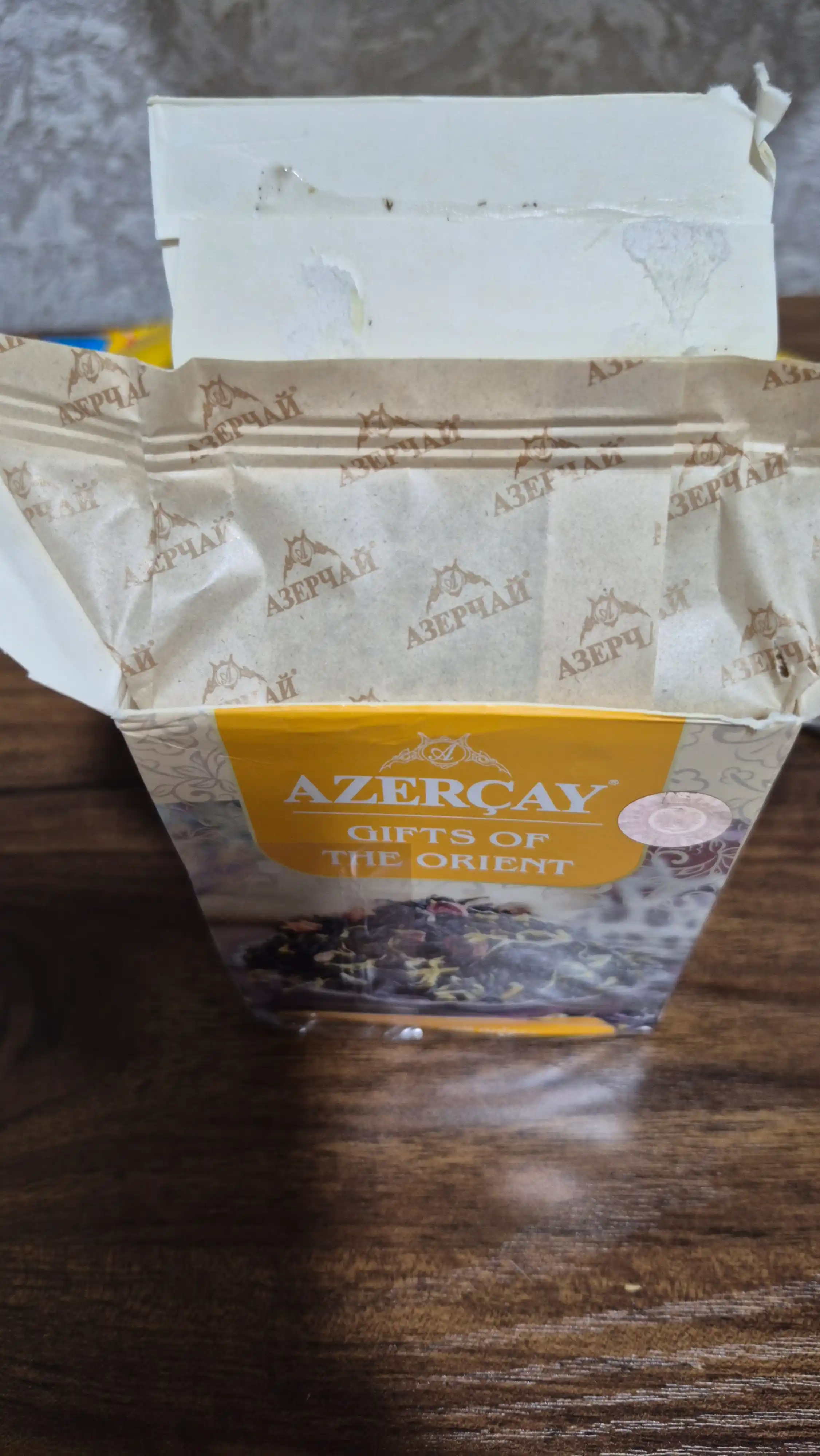 Qora choy bayxli AZERCHAY Sharq sovg'alari, 90 gr