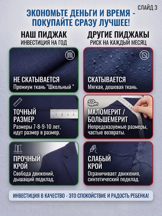 Школьный пиджак для мальчика классический, костюмный пиджак в школу 7, 8, 9, 10 лет