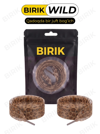 BIRIK WILD keng iplari, qoplon, organza, 25 mm, 40 mm, krossovkalar uchun, tasma, bant