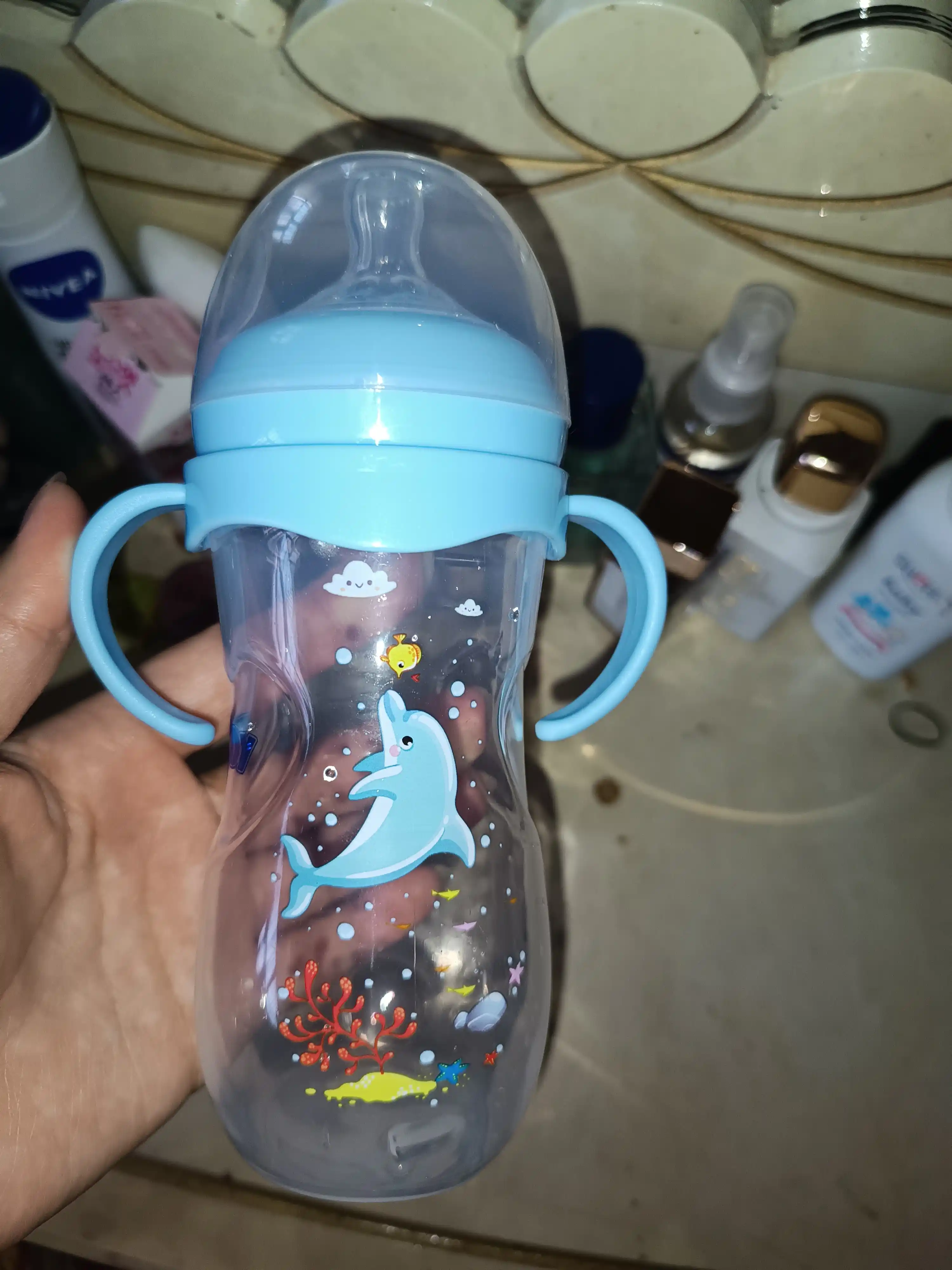 Bolalar butilkas, silikon so'rg'ich, BPA Free, yangi tug'ilgan chaqaloqlar uchun