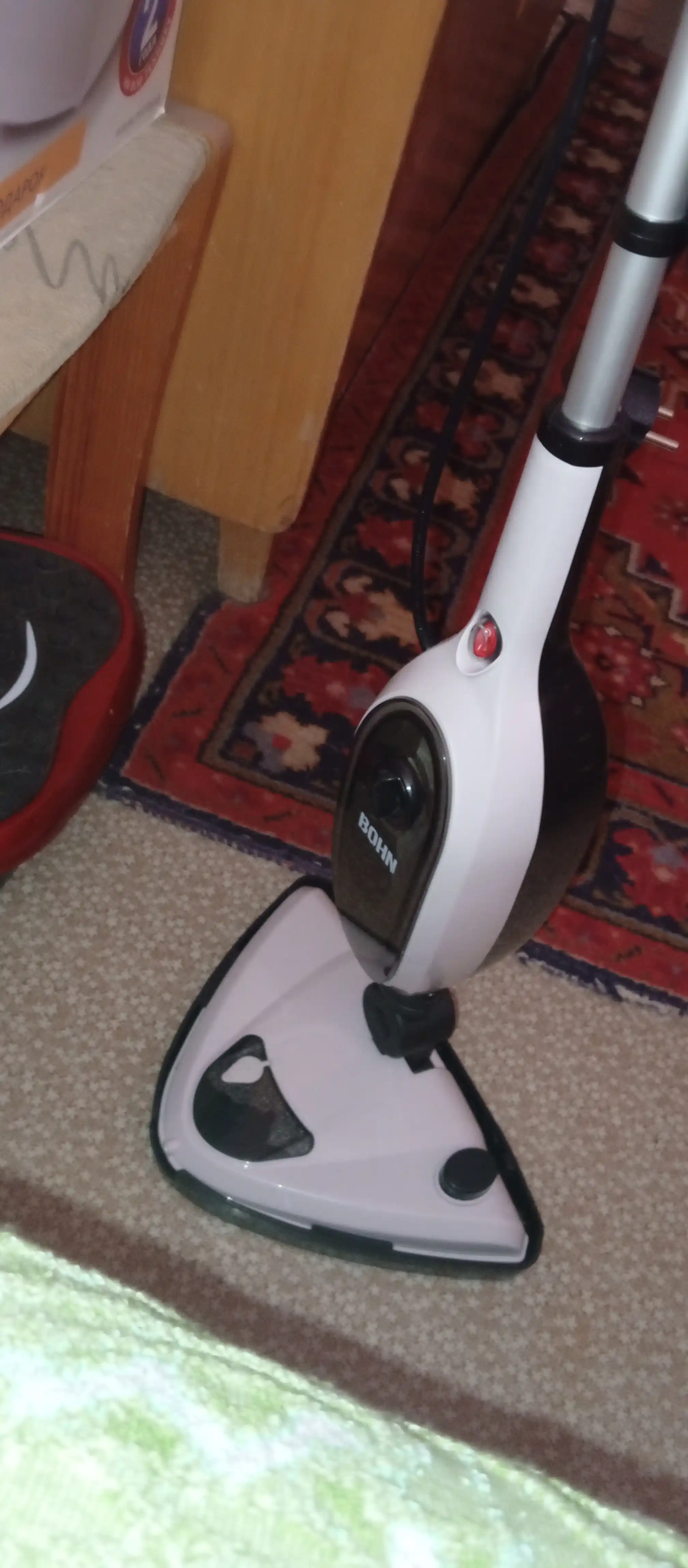 BOHN Multifunction bug‘li shvabra, 8 ta aksessuar, 15 soniya qizish, 280 ml, 4.8 m kabel