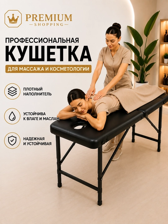 Кушетка, массажная, косметологический стол