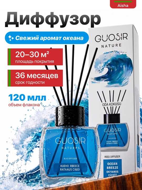 Uy, avto va ofislar uchun havo xushbo'ylagichi "GUOSIR", 120 ml - 