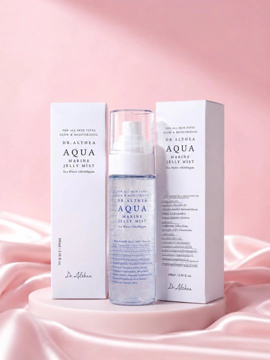 Увлажняющий желейный мист для лица Dr. Althea Aqua Marine Jelly Mist, 100 мл - 