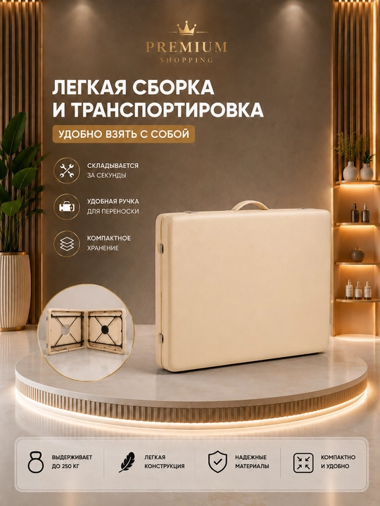 Кушетка, массажная, косметологический стол