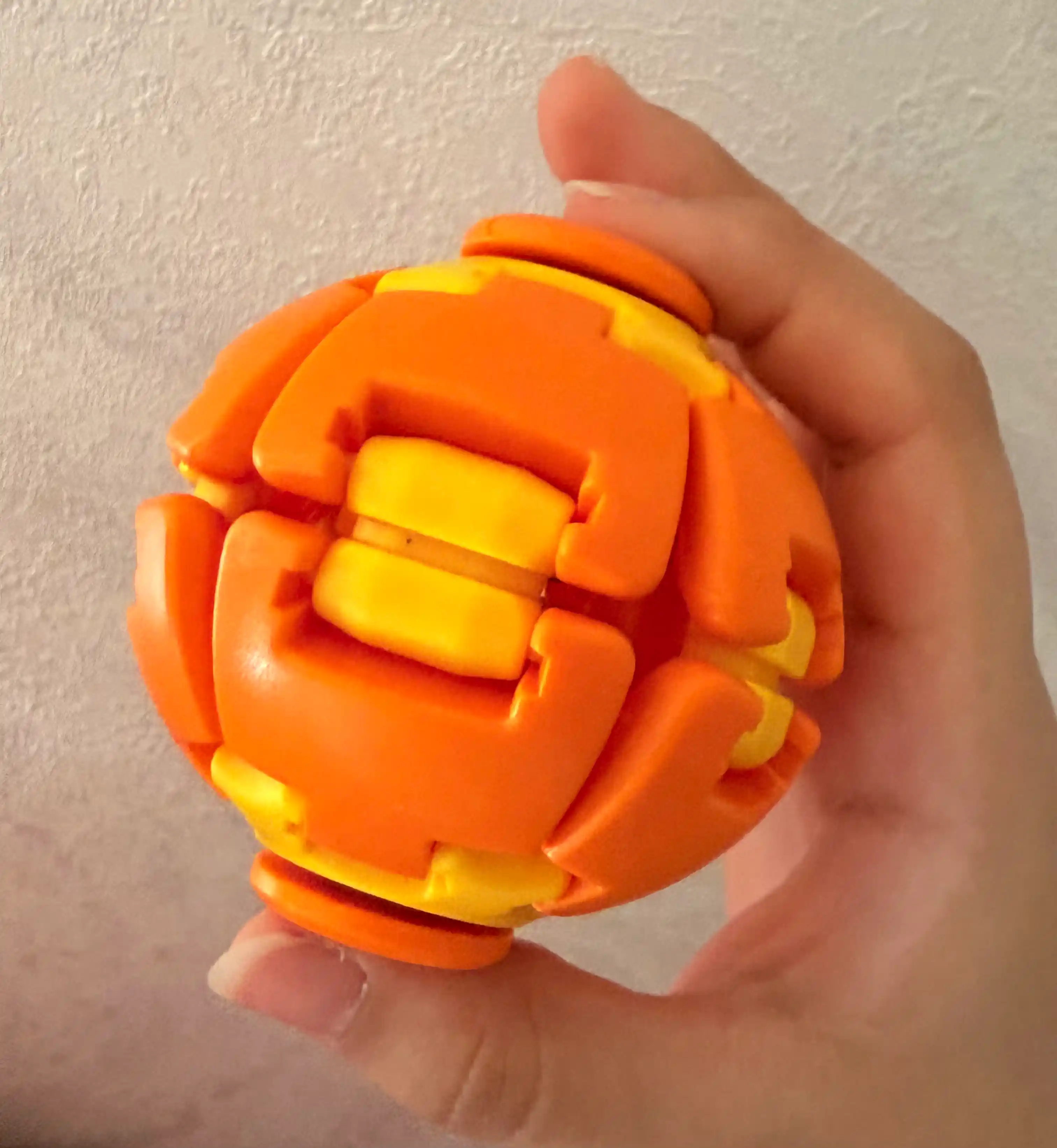 Spinner, tugmali aylanuvchi o‘yinchoq, 3d print fidget ball sensorli moslama