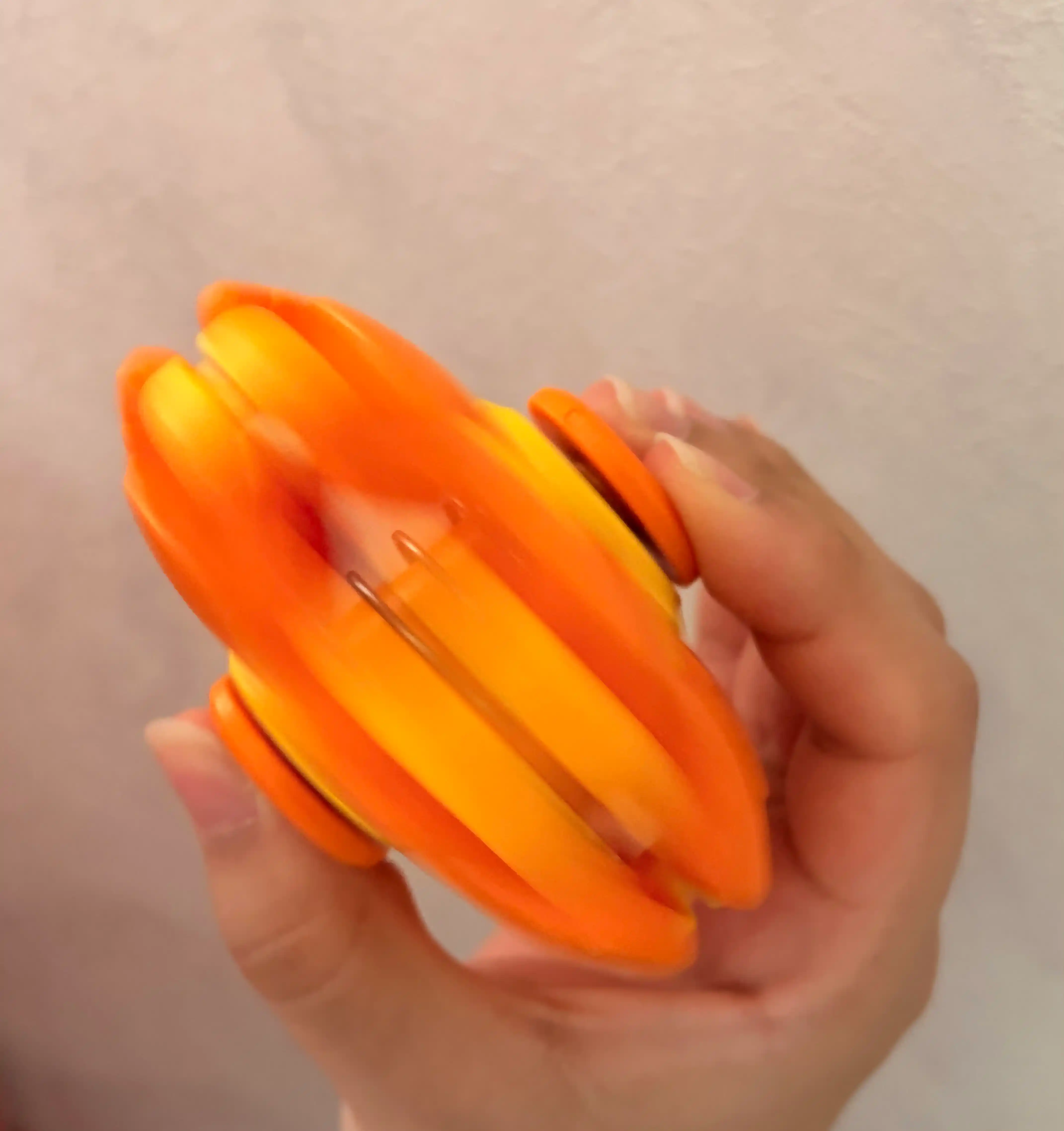Spinner, tugmali aylanuvchi o‘yinchoq, 3d print fidget ball sensorli moslama