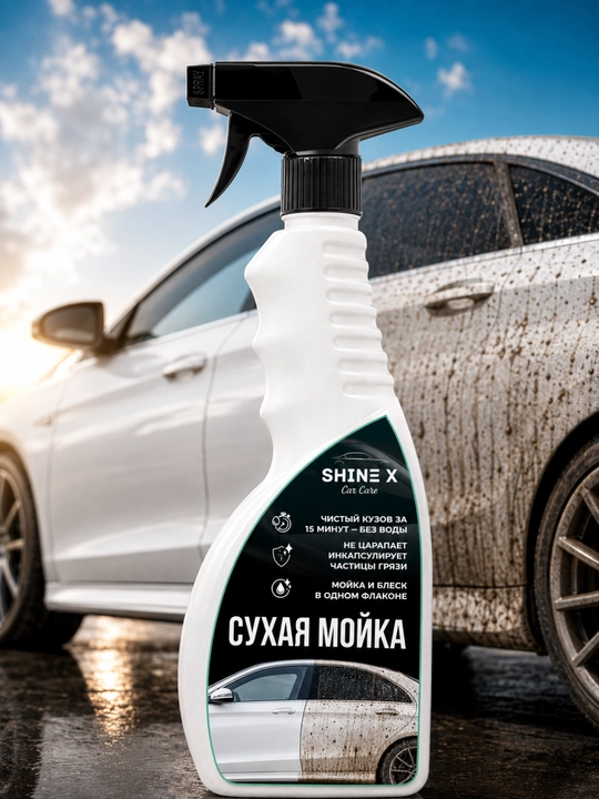 Сухая мойка Средство для быстрой очистки кузова