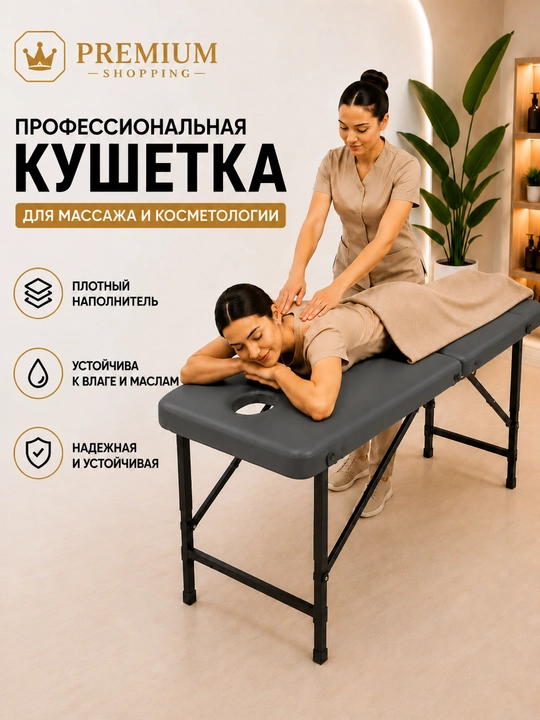 Кушетка, массажная, косметологический стол