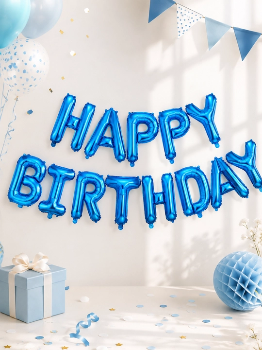 Tug'ilgan kun sharlari, fotozona uchun sharlar to'plami, falgali havo shar, happy birthday - 