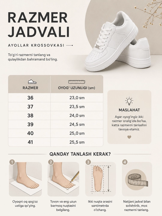 Ayollar krossovkasi-kuz/qish/bahor GEKE AIR oq rangli,trend oyoq kiyim/razmer 36-41