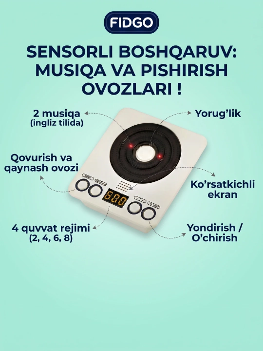 Игрушечная кухня, магазин фастфуда и десертов FIDGO, игровые наборы