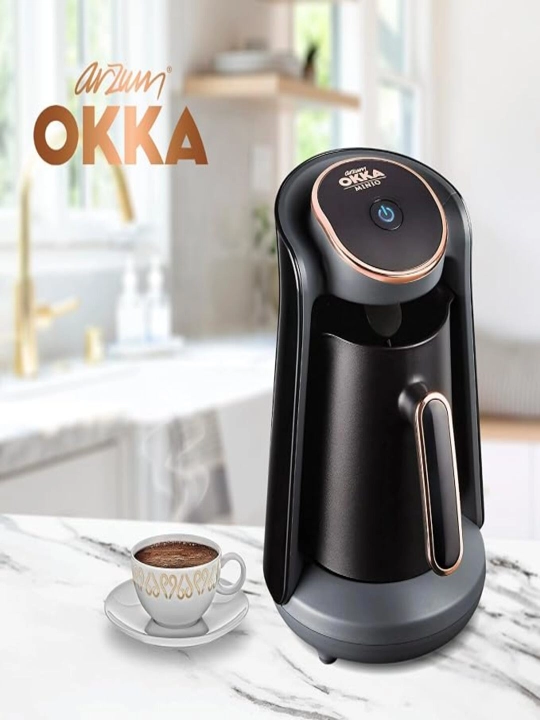 Кофеварка Arzum OKKA Minio — автоматическая для турецкого кофе, 480 Вт, 1–4 чашки