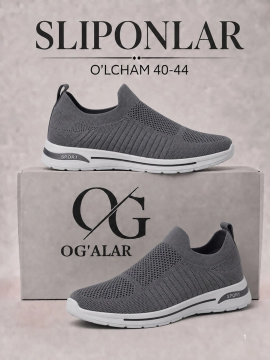 Erkaklar sliponlari, ish va kundalik uchun, erkaklar oyoq kiyimlari, OG'ALAR - 