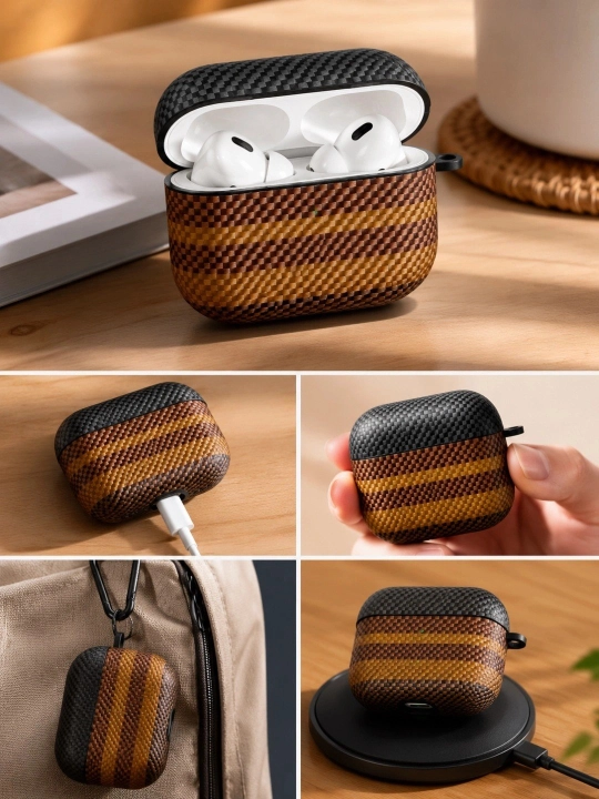 Чехлы из карбона и кожи для AirPods — надежная защита и современный стиль