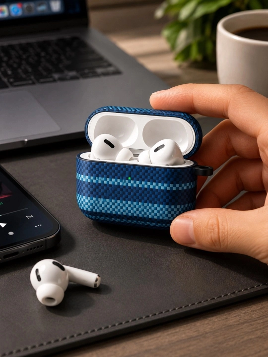 Чехлы из карбона и кожи для AirPods — надежная защита и современный стиль