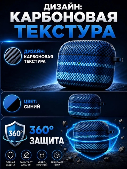 Чехлы из карбона и кожи для AirPods — надежная защита и современный стиль