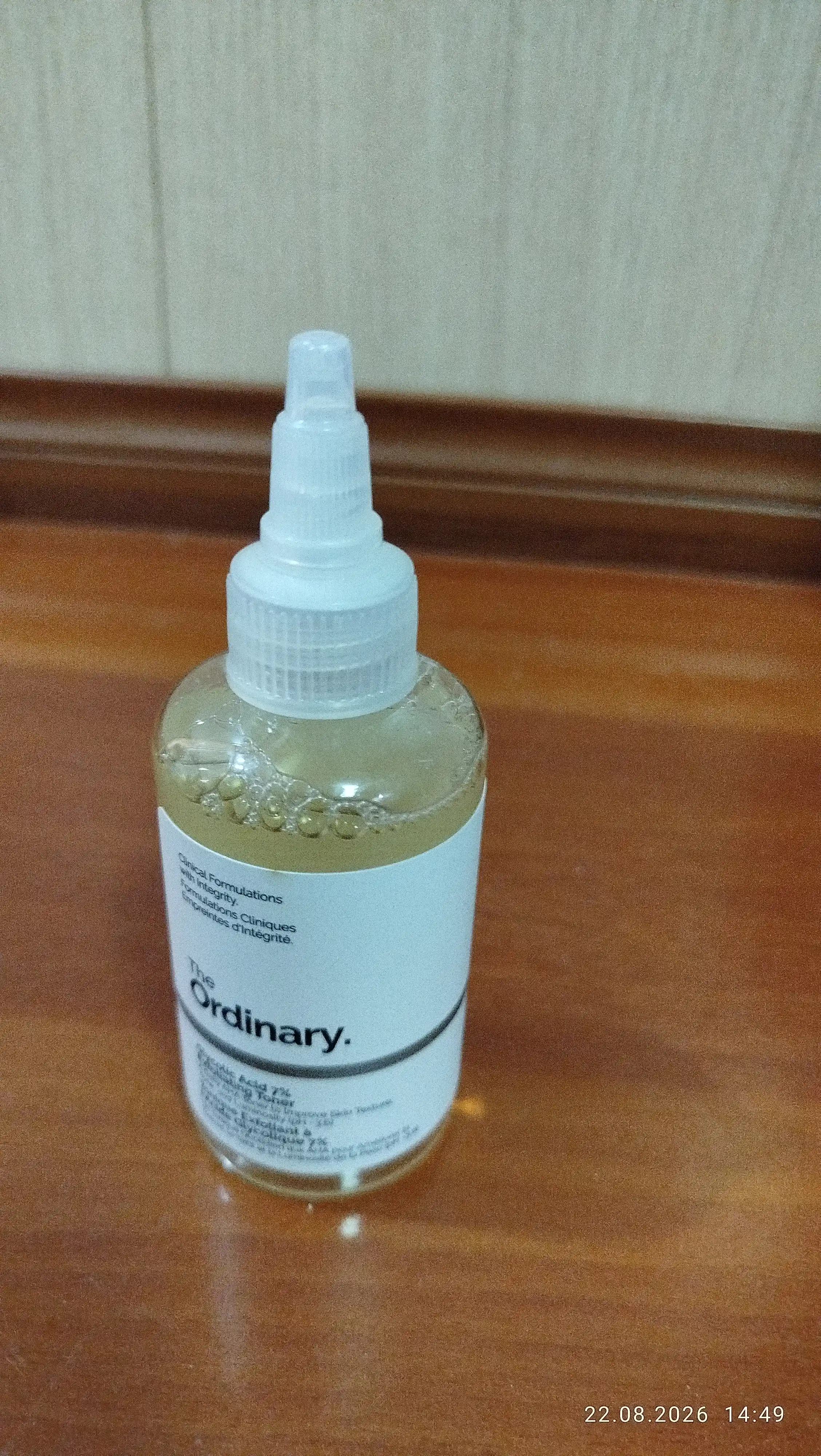 Пилинг-тоник с гликолевой кислотой, для сияющей и гладкой кожи The Ordinary GlycolicAcid 7%