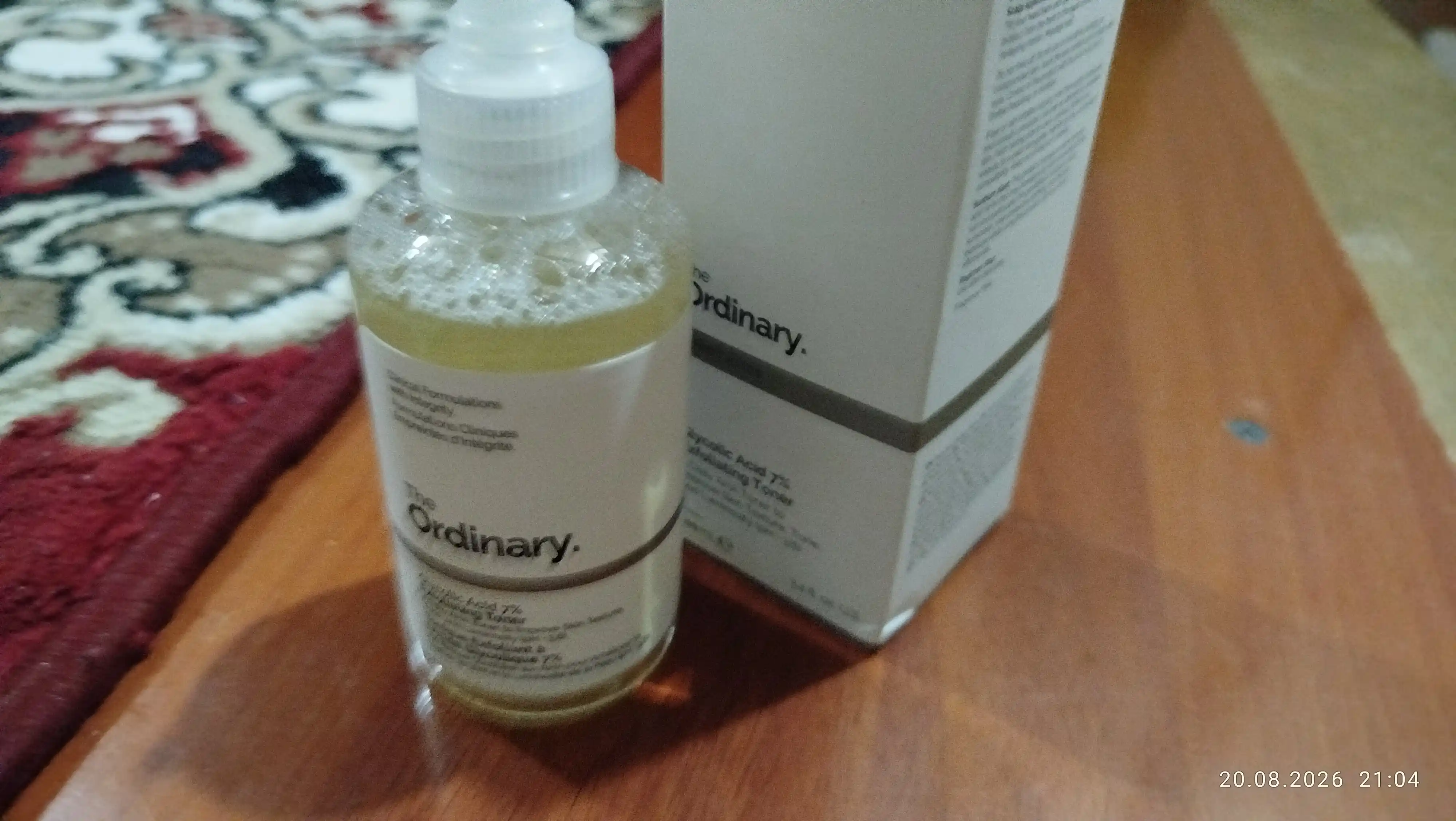 Пилинг-тоник с гликолевой кислотой, для сияющей и гладкой кожи The Ordinary GlycolicAcid 7%