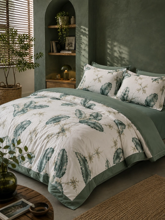 James Kelly 1 va 2 Kishilik Choyshab To‘plami, 100% Paxta Super Satin - 