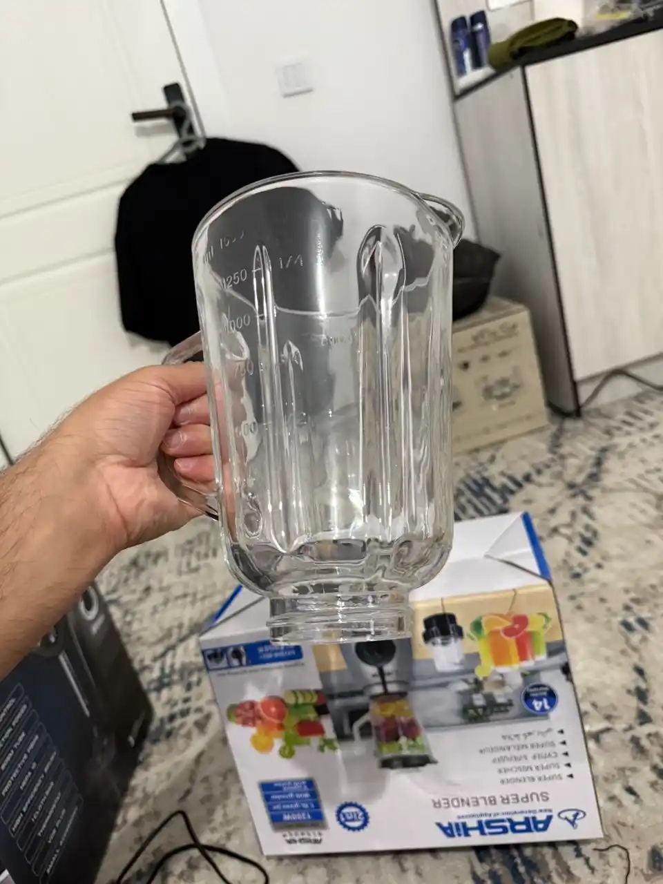 Blender Statsionar 1000-1500 Vt, 1.5 l, 3 tasi 1 da, kofe maydalagich bilan