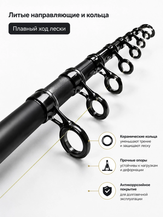 Teleskopik qarmoq Shimano Nexus baliq ovlash uchun, yengil, piknik va sayohatga mos