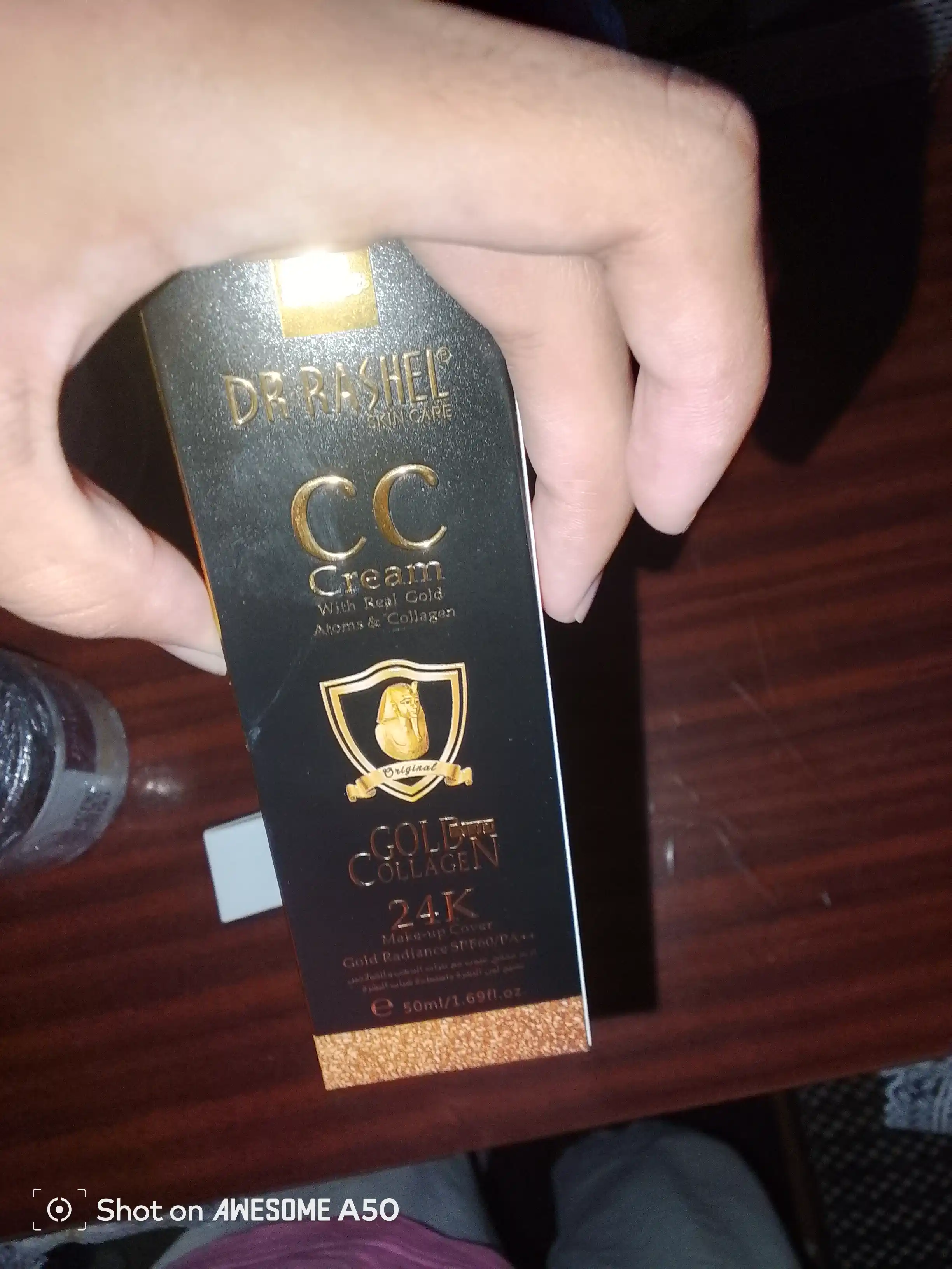 Тональный крем 24K Gold collagen CC Cream SPF60, Dr Rashel, 50 мл