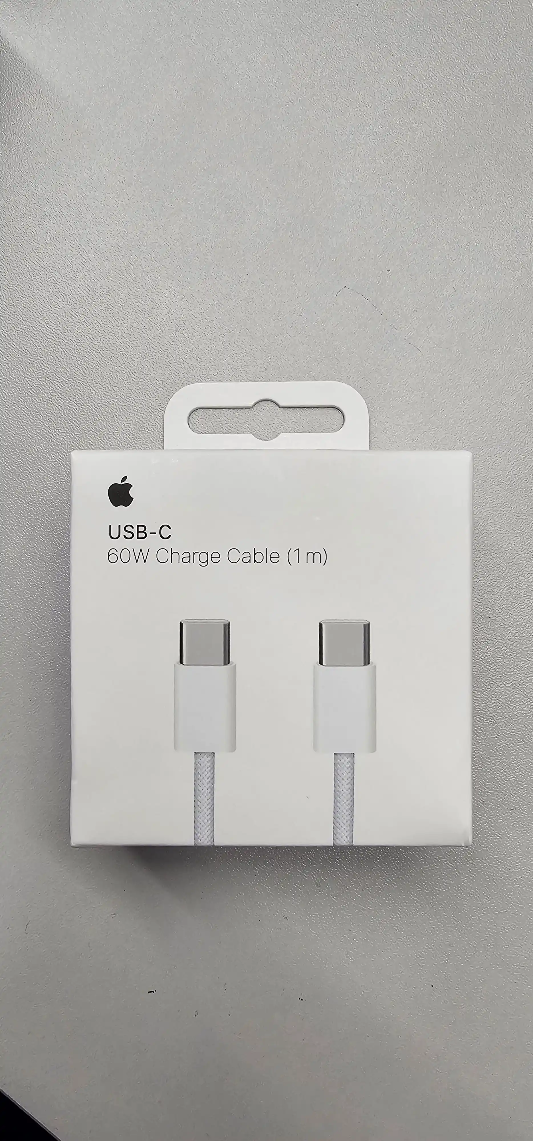 Apple Type-C–Type-C 60 Vt, 1 m kabel, iPhone 15 / 16 / 17 / 18 uchun