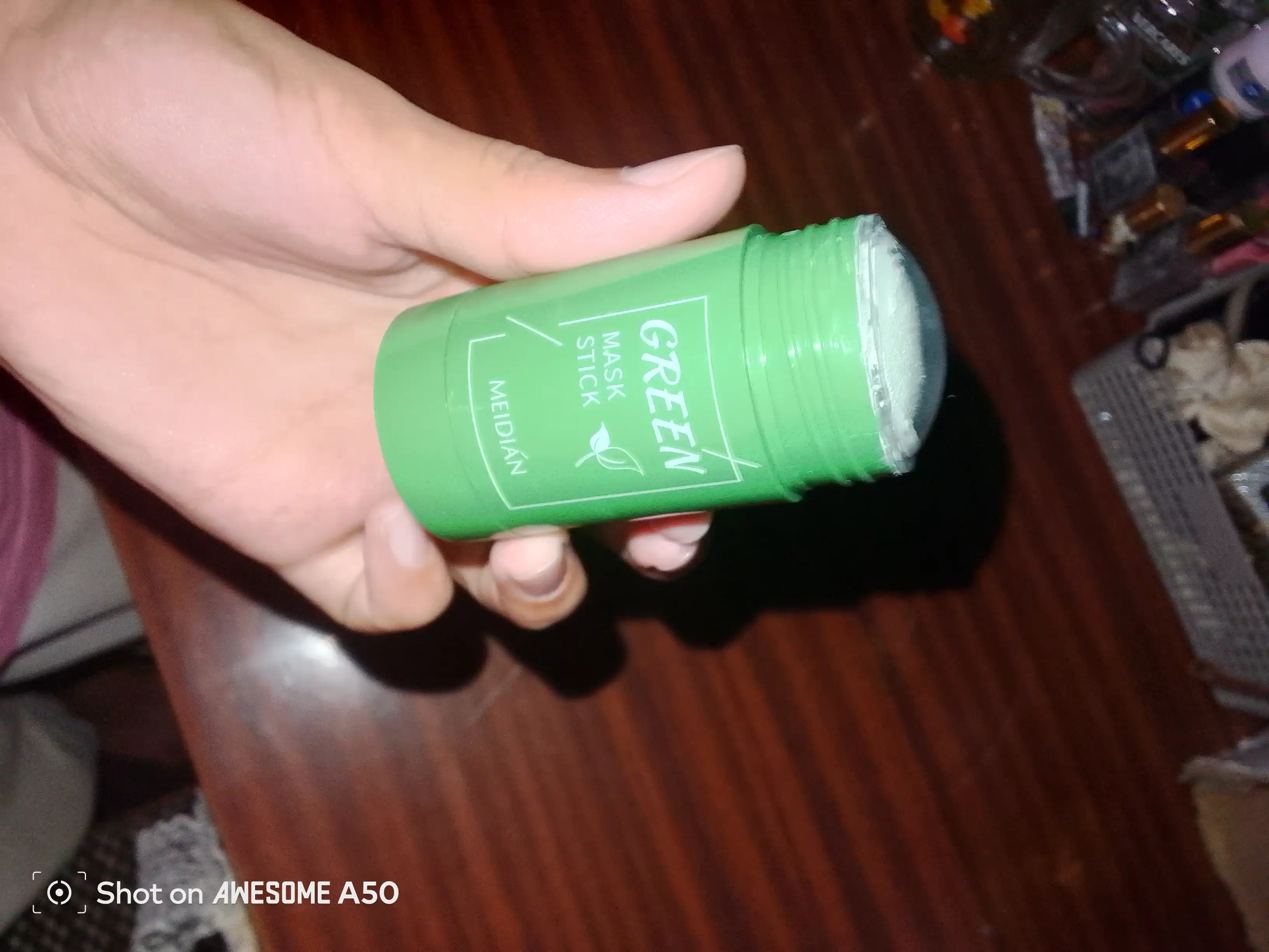 Глиняная маска стик для лица Green Mask Stick, от черных точек и прыщей акне